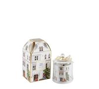 Magie di Natale Candela profumata Rue de Rivoli con Scatola, Altezza 12 cm (Bianco Pepe Nero)