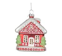 Magie di Natale Pendaglio a forma di casetta per albero decorazione natalizia da 9.2 cm (Più piccolo)