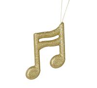 Magie di Natale Pendente a forma di note musicali per albero di Natale decorazione natalizia (Due note)