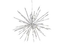 Magie di Natale Ramo sferico "TWIGball" decorazione natalizia per esterno con Led effetto Flash (80 led - Ø 30 cm, Luce Fredda)