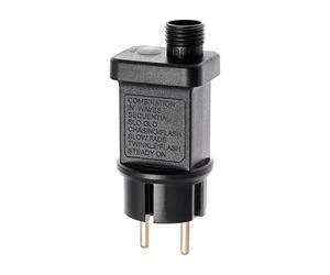 Magie di Natale Ricambio trasformatore opzionale per luci a led con Spina Europea IP44 e memory controller (6 V - 9 W)