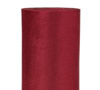 Magie di Natale Rotolo in Tessuto Effetto Velluto, da 48 cm x 1,8 mt (Bordeaux)