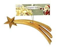 Magie di Natale Stella cometa per presepe natalizio in resina dorata 23 cm