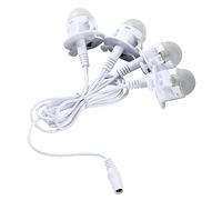 Magie di Natale Striscia Luminosa a Quattro bulbi LED MoonLander Lemax luci di Natale