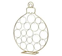 Magie di Natale Supporto Palline a Forma Pallina di Natale, in Metallo da h 86 cm (Oro)