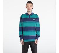 Magietta FRED PERRY Heavyweight Striped Poo Shirt Tennis Bue L