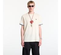 Magietta Fred Perry Twin Tipped Cuff T-Shirt Ecru L