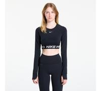Magietta Nike Pro Women's Dri-FIT Cropped ong-Seeve Top Back/ White L