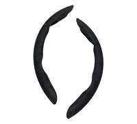 MAGII 2 Pezzi Auto Coprivolante per Jeep Renegade Compass Cherokee, Protezione Volante Segmentata Universale, Copri Volante per Auto in Pelle Scamosciata Antiscivolo Traspirante,D Black