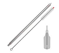 Magiin Birra Vino Bottiglia Riempitrice in Acciaio Inossidabile Commestibile Lunghezza 35cm/14 con Pennello di Riempimento, Punta a Molla Rimovibile e Tubo 3/8 ''