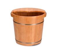 MaGiLL Barilotto per Piedi, Secchio da Bagno in Legno per Massaggio, Fatto a Mano, pediluvi con Superficie Liscia, Accessori per Il Bagno (Colore : B) (B)