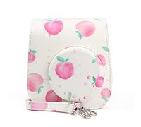 MAGILL Borsa for fotocamera Peach Fruit PU Leather Borsa a tracolla for fotocamera istantanea Custodia protettiva Custodia protettiva Fit For Fujifilm Mini 11 Borsa fotografica