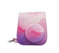 MAGILL Borsa fotografica Tie-dye Cuoio DELL'UNITÀ di elaborazione Mini Pellicola Della Macchina Fotografica Borsa A Tracolla Copertura Protettiva Sacchetto Della Copertura di Protezione Fit for Fujifi