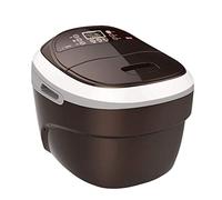 MaGiLL Massaggiatore per pediluvio con Calore, Massaggio e getti di Bolle, Sfera per Massaggio shiatsu motorizzata + Rullo di Mais motorizzato + Pietra Pedicure ruotabile