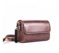MAGILL PU. Borsa da inserto in pelle for fotocamera for GR3 GR2 GR RX100 M6 M5 M4 ZV1 G7X2 G7X3 G5X2 G7X SX730 SX740 LX10 LX7 LX5 LX3 Borsa fotografica (Color : Coffee)