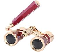 MaGiLL Telescopio Regalo 3X25 Binocolo Vintage Telescopio Occhiali per teatro dell'opera con Maniglia Retrattile per Guardare i Regali della Signora (b A)