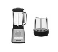 MAGIMIX Frullatore Power Blender Cromo Con Mini Bol Acciaio