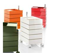 Magis Cassettiera Metallica 5 cassetti 360° Container Colore Bianco