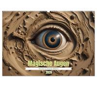 Magische Augen (Wandkalender 2026 DIN A2 quer), CALVENDO Monatskalender: Tauchen Sie ein in Augen als Fenster in fremde Welten