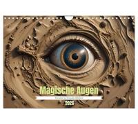Magische Augen (Wandkalender 2026 DIN A4 quer), CALVENDO Monatskalender: Tauchen Sie ein in Augen als Fenster in fremde Welten