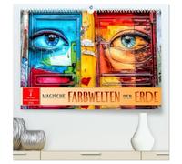 Magische Farbwelten der Erde (hochwertiger Premium Wandkalender 2026 DIN A2 quer), Kunstdruck in Hochglanz: Eine Welt intensiver Farben und faszinierender Motive.