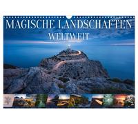 Magische Landschaften Weltweit (Wandkalender 2027 DIN A3 quer), CALVENDO Monatsk