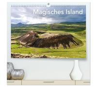 Magisches Island (hochwertiger Premium Wandkalender 2026 DIN A2 quer), Kunstdruck in Hochglanz: Einmalige Naturgewalten und Erlebnisse in Island