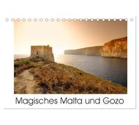 Magisches Malta und Gozo (Tischkalender 2026 DIN A5 quer), CALVENDO Monatskalender: Impressionen aus dem Urlaubsparadies Malta und Gozo
