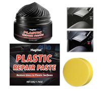 MagiSel Crema per Interni Dell'auto, Crema Pulizia Auto Interni, Rinnova Plastiche Auto Interni, Pulisce Delicatamente Le Macchie dagli Interni dell'auto, Ripristina e Mantiene la lucentezza, 50g