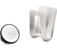 Magisso Supporto per spugna per lavello, argento metallizzato, poliuretano (PU), 1 pezzo, lunga durata
