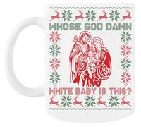 MAGITONE Di Chi È Quel Dannato Bambino Che Nascerà Questo Natale Tazza Da Caffè Bianca Tazza Da Tè In Ceramica White Coffee Mug Ceramic Tea Cup
