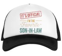 MAGITONE È Ufficiale Sono Il Figlio Prediletto Berretto da Baseball per Bambini Snapback Bianco per Bambini Kid White Snapback Children Baseball cap