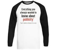 MAGITONE Everything You Always Wanted T-Shirt Baseball Bianca Unisex Manica Corta Unisex Baseball Tee White Short Sleeve T-Shirt