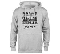 MAGITONE Guardia Forestale Felpa con Cappuccio Grigia Unisex Pullover Senza Genere Unisex Grey Hoodie Genderless Pullover