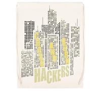 MAGITONE Hackers Crash And Burn Borsa Sportiva Unisex Beige Gym Sack