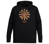 MAGITONE Hong Kong Phooey Felpa con Cappuccio Nera Unisex Pullover Senza Genere Unisex Black Hoodie Men Women