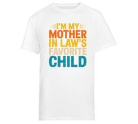 MAGITONE Il Figlio Preferito della Suocera T-Shirt A Maniche Corte da Uomo White Tee da Uomo Male White Tee Men Short Sleeve T-Shirt