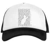MAGITONE Il Gatto Sta Giocando con Il Codice Binario Berretto da Baseball per Bambini Snapback Bianco per Bambini Kid White Snapback Children Baseball cap