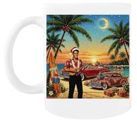 MAGITONE Il Re Sulla Spiaggia Tazza Da Caffè Bianca Tazza Da Tè In Ceramica White Coffee Mug Ceramic Tea Cup