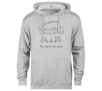 MAGITONE Il Richiamo del Selvaggio Felpa con Cappuccio Grigia Unisex Pullover Senza Genere Unisex Grey Hoodie Genderless Pullover