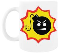MAGITONE Logo Della Bomba Serious Sam Tazza Da Caffè Bianca Tazza Da Tè In Ceramica White Coffee Mug Ceramic Tea Cup
