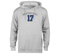 MAGITONE Maxton Hall - Lacrosse 17 Felpa con Cappuccio Grigia Unisex Pullover Senza Genere Unisex Grey Hoodie Genderless Pullover