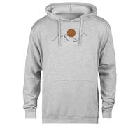 MAGITONE Montagna Paesaggio Felpa con Cappuccio Grigia Unisex Pullover Senza Genere Unisex Grey Hoodie Genderless Pullover