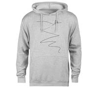 MAGITONE Mountain Bike MTB Felpa con Cappuccio Grigia Unisex Pullover Senza Genere Unisex Grey Hoodie Genderless Pullover