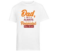 MAGITONE papà Io Volere Sempre Essere Tuo T-Shirt A Maniche Corte da Uomo White Tee da Uomo Male White Tee Men Short Sleeve T-Shirt