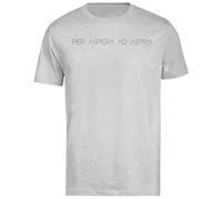 MAGITONE per Aspera Ad Astra T-Shirt A Maniche Corte da Uomo Grigio Tee da Uomo Unisex Black Tee Baggy Oversized T-Shirt
