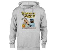 MAGITONE Questa È La Democrazia Manifesta Felpa con Cappuccio Grigia Unisex Pullover Senza Genere Unisex Grey Hoodie Genderless Pullover