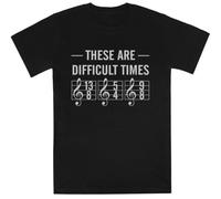 MAGITONE Questi Sono Tempi Difficili Maglietta A Maniche Corte per Bambini Black Tee Kids Black Tee Children Short Sleeve T-Shirt