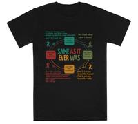 MAGITONE Talking Heads Una Volta nella Vita Maglietta A Maniche Corte per Bambini Black Tee Kids Black Tee Children Short Sleeve T-Shirt
