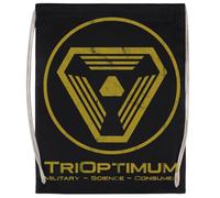 MAGITONE Trioptimum Logo Inspired By System Shock Borsa Sportiva Nera Unisex Unisex Sport Bag Black Gym Sack